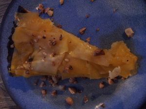 tarte à la mangue at Le Grenier de Notre Dame in Paris