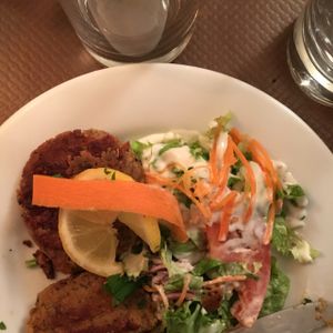 really nice falafel  at Le Grenier de Notre Dame in Paris