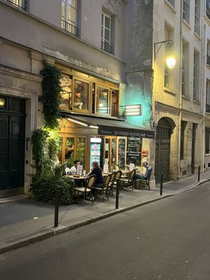 The adorable restaurant   at Le Grenier de Notre Dame in Paris