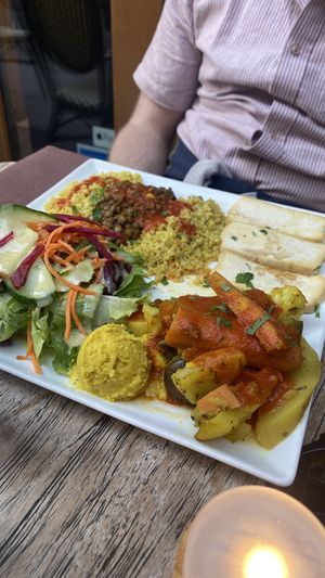 GF & vegan plate  at Le Grenier de Notre Dame in Paris