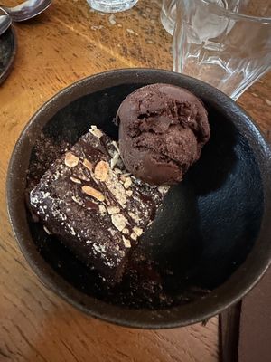 Dessert with Cocao Sorbet 10/10  at Le Grenier de Notre Dame in Paris