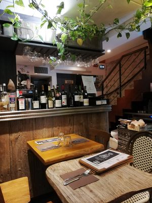 Vibe inside at Le Grenier de Notre Dame in Paris