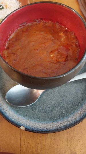 Vegan mafé (African food) at Le Grenier de Notre Dame in Paris