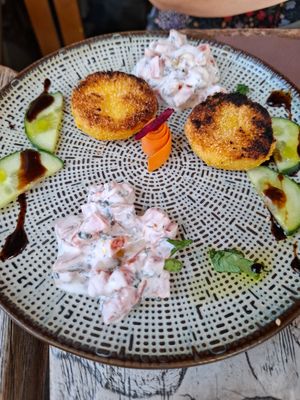 Cheese appetizer (vegetarian) at Le Grenier de Notre Dame in Paris