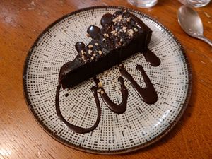 Chocolate cake! at Le Grenier de Notre Dame in Paris