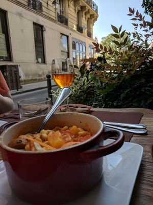 Outside tables are the best at Le Grenier de Notre Dame in Paris