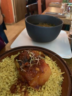 Meal of the day at Le Grenier de Notre Dame in Paris