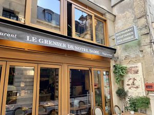 The place. So cute! at Le Grenier de Notre Dame in Paris