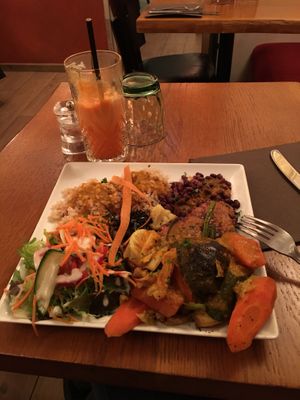 Huge portions at Le Grenier de Notre Dame in Paris