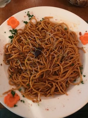 Spaghetti bolognese at Le Grenier de Notre Dame in Paris