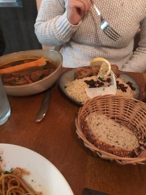 Couscous and full meal at Le Grenier de Notre Dame in Paris