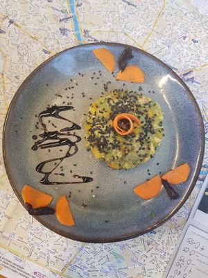 Avocado mango mousse at Le Grenier de Notre Dame in Paris