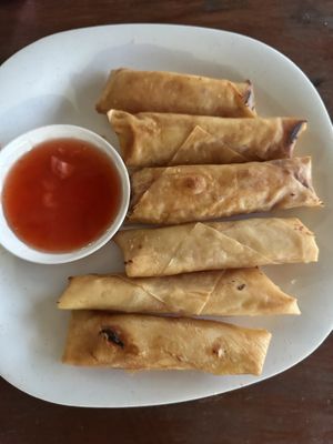 Springrolls  at Beach Shack Chalet in Tioman Island