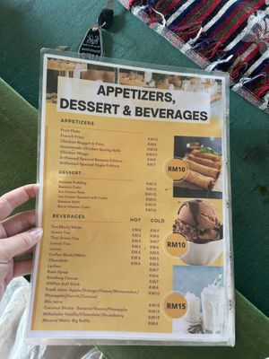 Menu april  at Beach Shack Chalet in Tioman Island