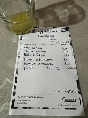   at Veggie Kitchen Malang in Malang