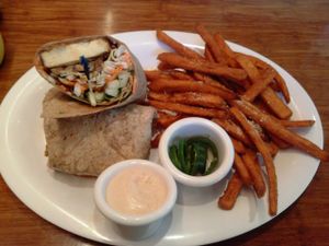 banh mi wrap at Veggie Grill by Next Level - The Dome in Hollywood