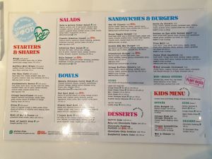 Menu at Veggie Grill by Next Level - The Dome in Hollywood