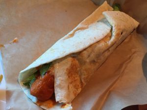 Buffalo Mini Wrap at Veggie Grill by Next Level - The Dome in Hollywood