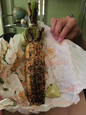 Street corn  at Veggie Grill by Next Level - The Dome in Hollywood
