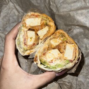 buffalo chicken wrap  at Veggie Grill by Next Level - The Dome in Hollywood