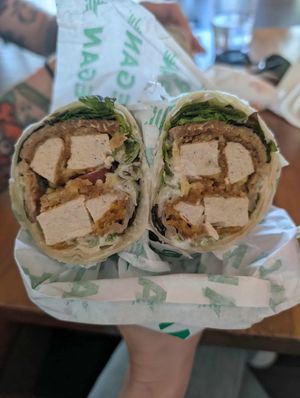 Kale ceasar wrap  at Veggie Grill by Next Level - The Dome in Hollywood