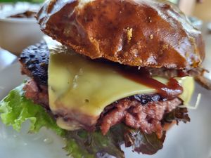 Maverick burger at Veggie Grill by Next Level - The Dome in Hollywood