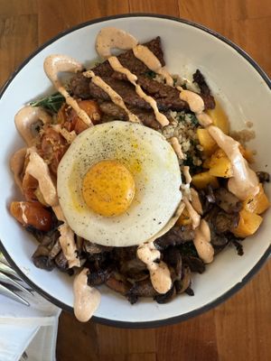 Brunch bowl  at Next Level Veggie Grill - The Dome in Hollywood