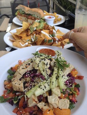 YES PEOPLE at Veggie Grill by Next Level - The Dome in Hollywood