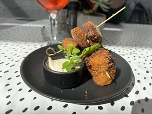 Shrooms  at Godenfang Restaurant in Walvis Bay