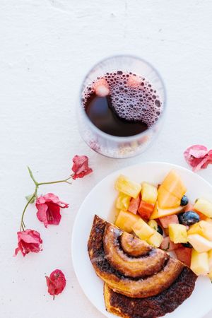 Complimentary vegan breakfast included in your stay. at Feather Leaf Inn in St Croix