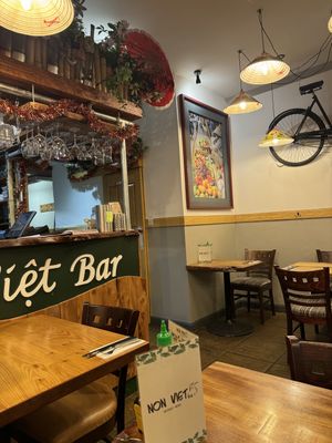 Counter   at Non Viet Vegan in Glasgow