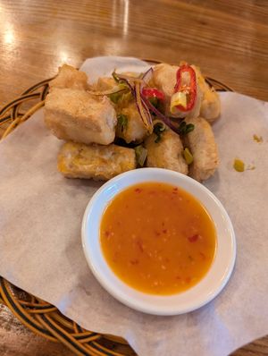 Salt and pepper tofu at Non Viet Vegan in Glasgow