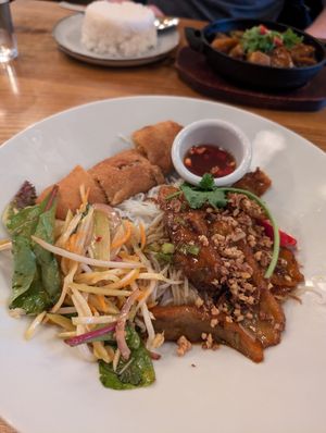 Presidential Bun Cha at Non Viet Vegan in Glasgow