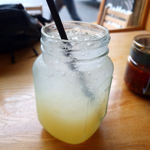 Homemade lemonade. at Non Viet Vegan in Glasgow