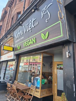 Exterior at Non Viet Vegan in Glasgow
