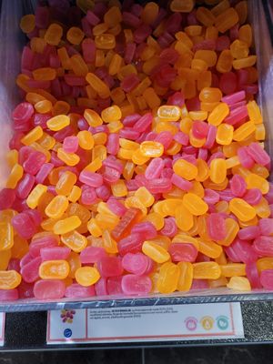 Vegan pick-and-mix sweets at Hemmakväll in Uppsala