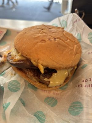 steakhouse burger   at PLNT Burger - Bryant Park in New York City