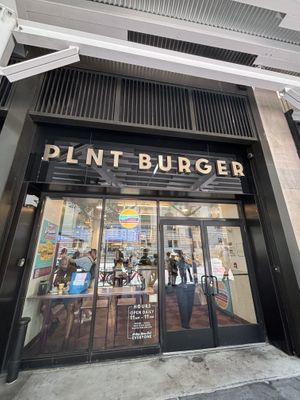 outside  at PLNT Burger - Bryant Park in New York City