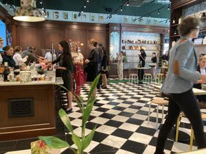 Roomy interior  at Le Botaniste - Bryant Park in New York City