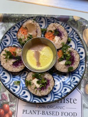 sushi  at Le Botaniste - Bryant Park in New York City