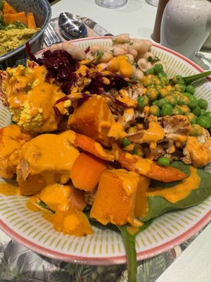 Tutti veggie salad —yum  at Le Botaniste - Bryant Park in New York City