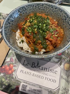 Pasta bolo  at Le Botaniste - Bryant Park in New York City