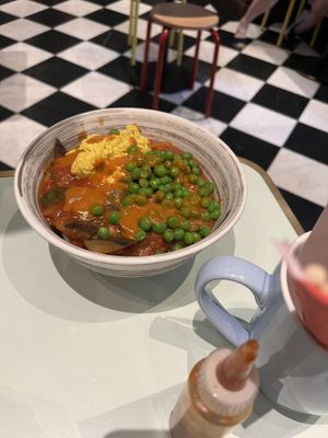 ratatouille and pasta   at Le Botaniste - Bryant Park in New York City