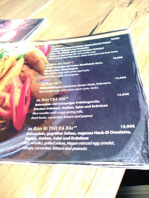 Bun Bi Thit Xa Xiu at Vegana Vietnamese Restaurant in Mannheim