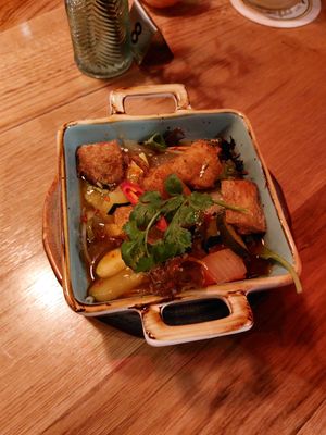 Vegan ribs at Vegana Vietnamese Restaurant in Mannheim