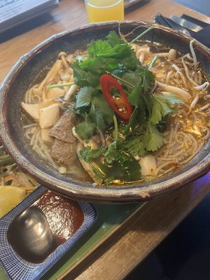 Nr. 21 - Bun Bo Hue  at Vegana Vietnamese Restaurant in Mannheim