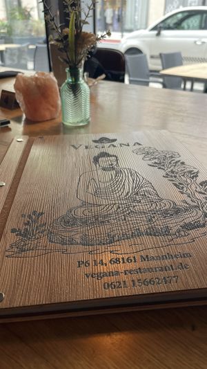 Speisekarte  at Vegana Vietnamese Restaurant in Mannheim