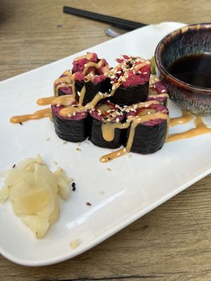 Sushi with “duck”   at Vegana Vietnamese Restaurant in Mannheim