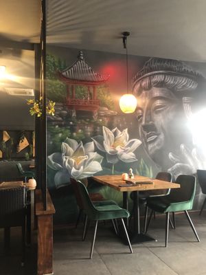 Inside  at Vegana Vietnamese Restaurant in Mannheim