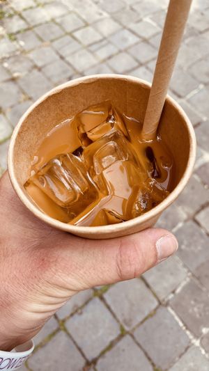 Café glacé….  at Terter in Brussels